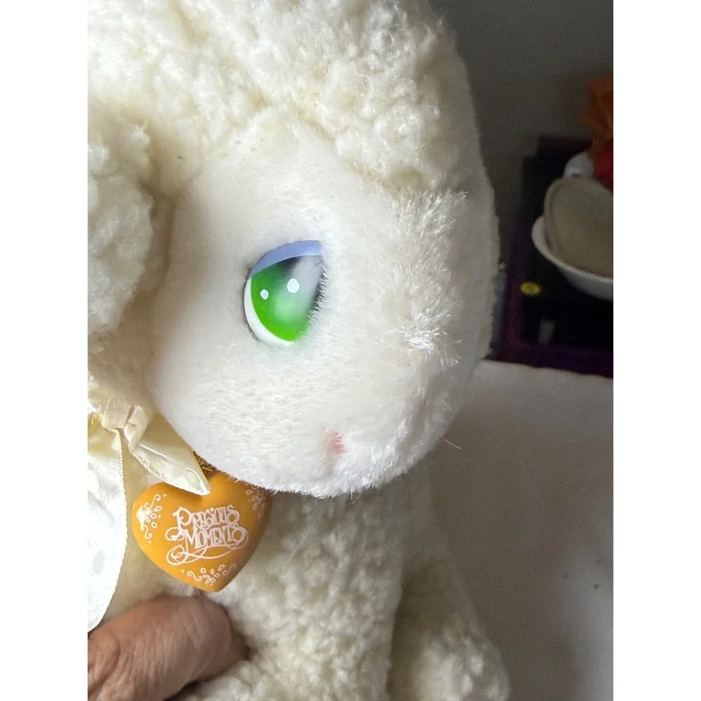 Vintage 1985 Applause Precious Moments Plush Lamb Sheep Heart Locket 4558